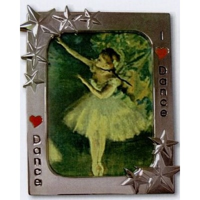 Stock Die Cast I Love Dance Frame / 4"x5" Photo