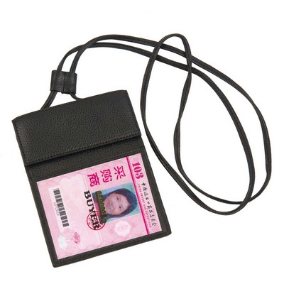 Nylon Badge Holder w/Velcro® Pocket