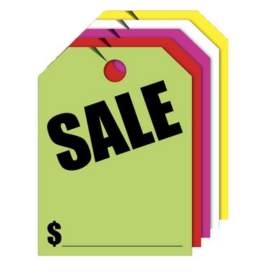 Fluorescent Mirror Hang Tag (Sale)