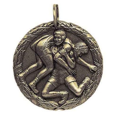 Wrestling Medal - 1-1/4"