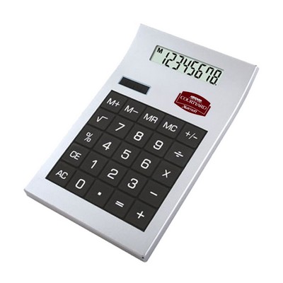 8 Digit Desktop Solar and Battery (Dual) Powered Calculator