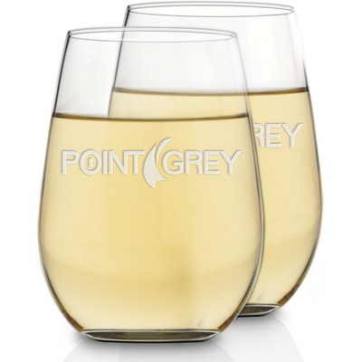 13.25 Oz. Riesling Stemless Wine Glass (Set of 2)