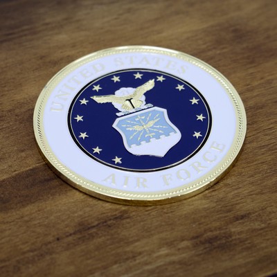 Air Force Medallion Desktop Box