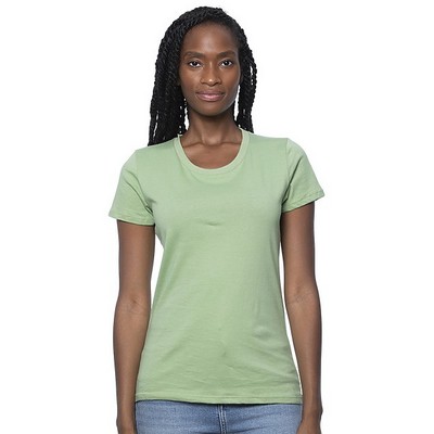 Women's Organic Fine Jersey Short-Sleeve Crew Tee Shirt