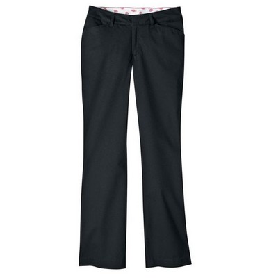 Dickies® Women's Relaxed Fit Straight Leg Stretch Twill Pants