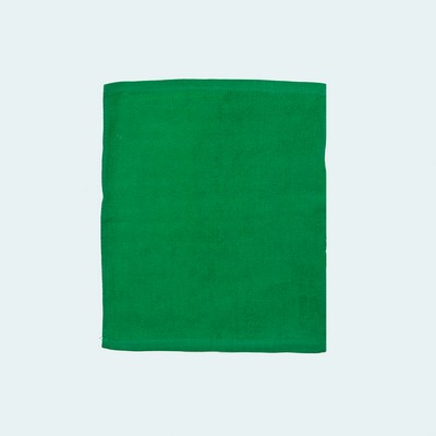 Economical Budget Rally Towel (15" x 18") Forest Green (Blank)