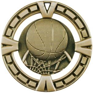 "Basketball" Medal - 2-1/2"