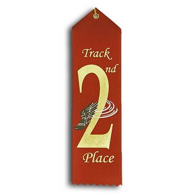 Stock Track Event Ribbon - 2nd Place