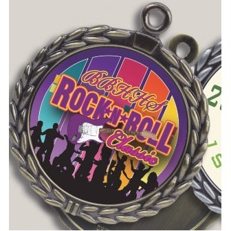 2.5" Digital Color Print Insert Medal