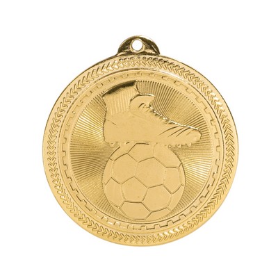 2" Soccer Stock BriteLaser Medal