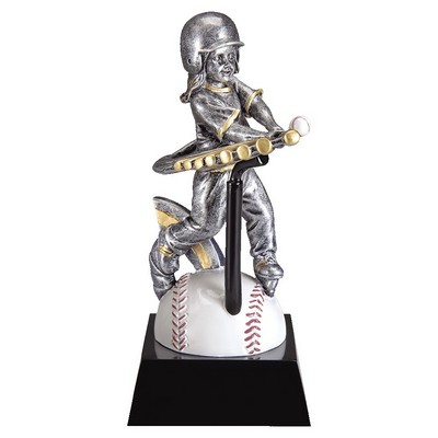 7" Girls T-Ball Motion Xtreme Resin Trophy