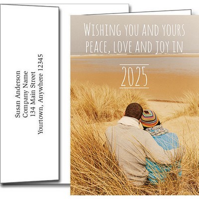 New Year Greeting Cards w/Imprinted Envelopes (5"x7")