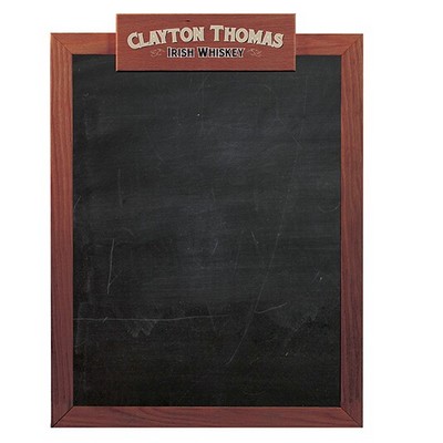 12x18 Oak Frame Wall Chalkboard w/Header