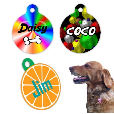 Round Double-Sided Pet Tags