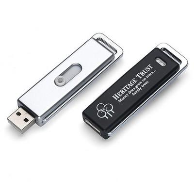 Slide USB Flash Drive w/Key Chain (64 GB)