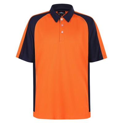 Wicking Performance Polo Shirt w/Side Accent Panels