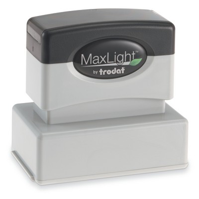 MaxLight™ Pre Inked Rectangle Stamp (1" x 2")