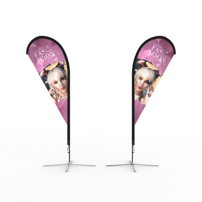 7Ft Double Sided Teardrop Banner