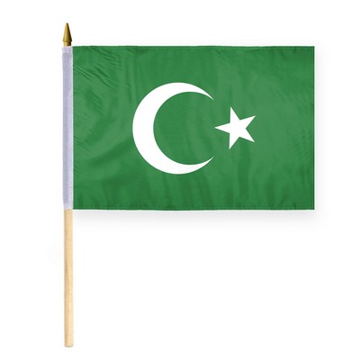 Islamic Stick Flags 16x24 inch