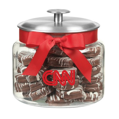 Glass Cookie Jar - Chocolate Covered Oreo® Cookies (64 Oz.)