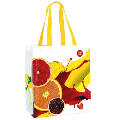 Top-Quality Laminated Woven Reusable Grocery Bag 13"x15"x8"