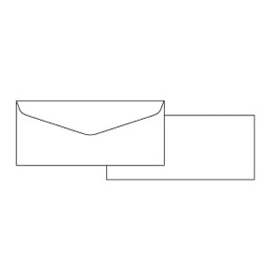 #6 3/4 Regular Directory Envelope w/Window (3 5/8"x6 1/2")