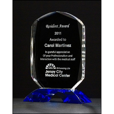 Cobalt Clear Award (5.75" x 7 5/8")