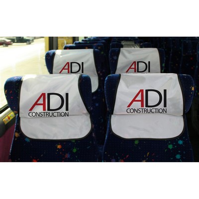 Bus Convention, tour, trade show Bus Headrest Cover Large