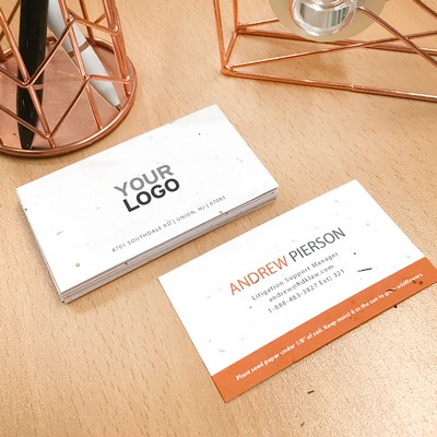 Classic Seed Paper Business Card