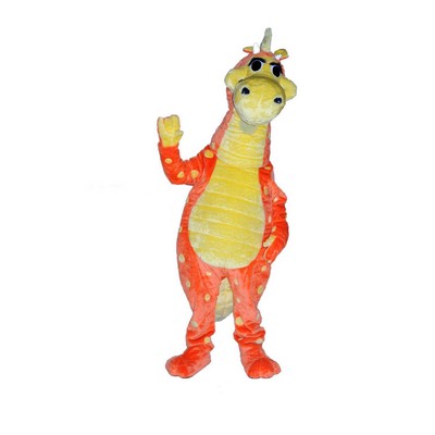 Skittles Multicolored Dragon Mascot Costume