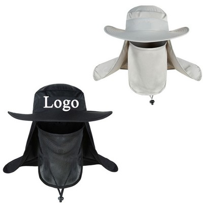 Outdoor Fishing Quick Drying Hat w/Removable Sun Shield