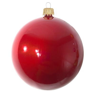 3 1/4" Shatterproof Round Ornaments with Pad Print