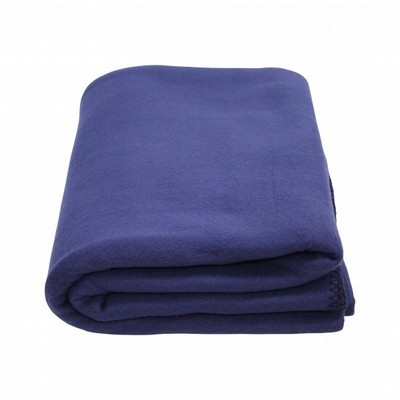 Navy Blue Fleece Blanket