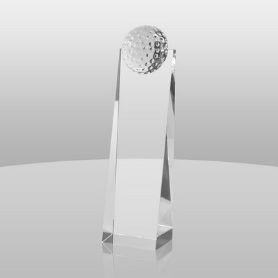 Small Crystal Golf Tower Award