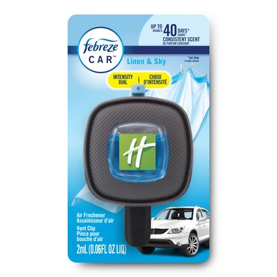 Febreze® CAR™ Vent Clip - Standard; Linen & Sky scent