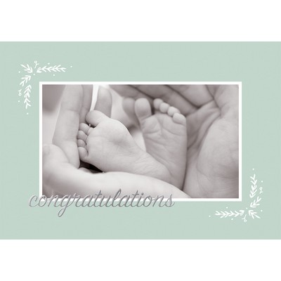 Tiny Toes Congratulations Cards