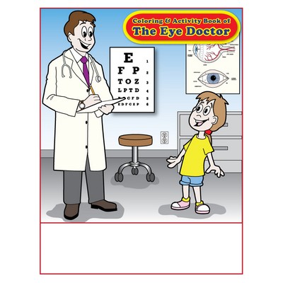 Eye Doctor Imprintable Coloring and Activity Book