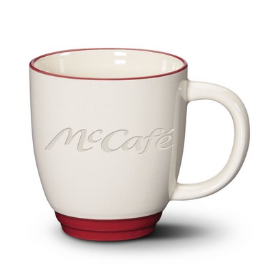 Kentucky Mug - 14oz Almond/Burgundy