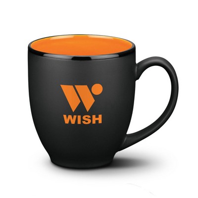 Dereham Mug - 16oz Black/Orange