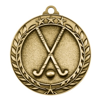 1.75" Wreath Award Field Hockey Medal