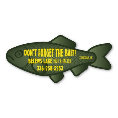 Fish Magnet - 6" x 2.70" - 30 mil - Outdoor Safe