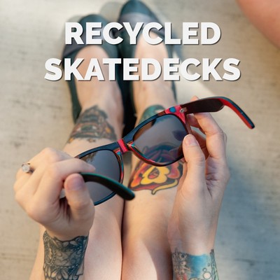 Wooden Series Recycled Skateboard Full Sunglasses (VANCOUVER)