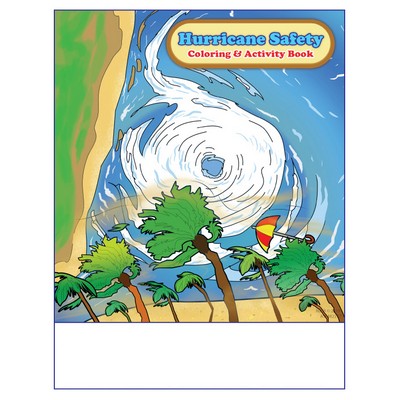 Hurricane Safety Imprintable Coloring and Activity Book