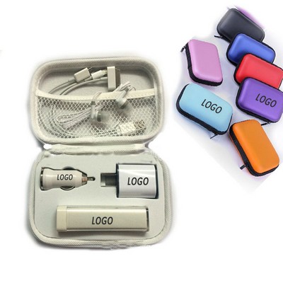 Cell Phone Charging & Accessory Travel Kit