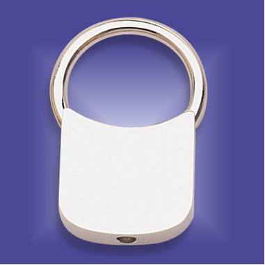 Brass Key Ring W/ Square Bottom & Rounded Corner - ON SALE - LIMITED STOCK