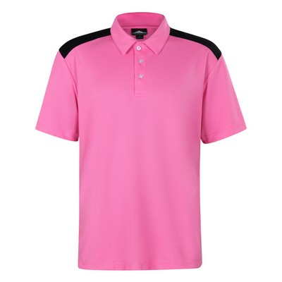 Wicking Performance Polo Shirt w/Shoulder Accent