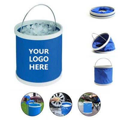 Portable Collapsible Outdoor Folded Water Bucket