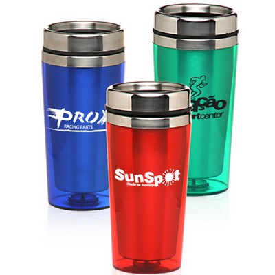 15 Oz. Double Wall Vacuum Insulated Plastic Tumbler