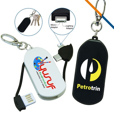 Fusion 2in1 Keychain Charging Cable