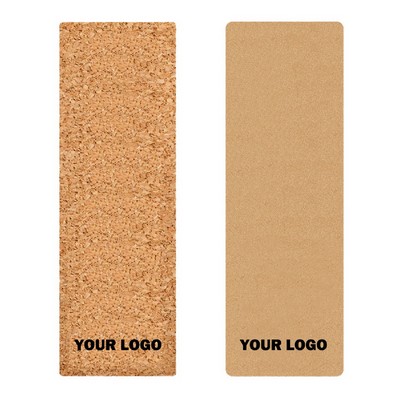 Natural Cork Yoga Mat Relaxing in Wild Gym Training Mat 5mm Thickness